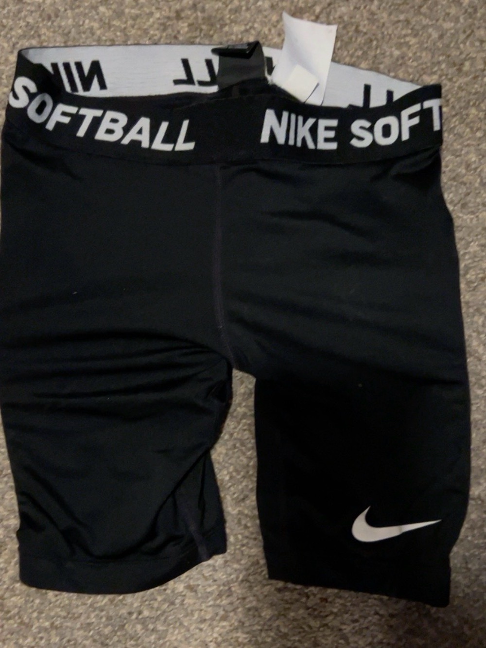 Nike Dri-FIT Women’s Softball Padded Sliding Shorts Black Size Large L